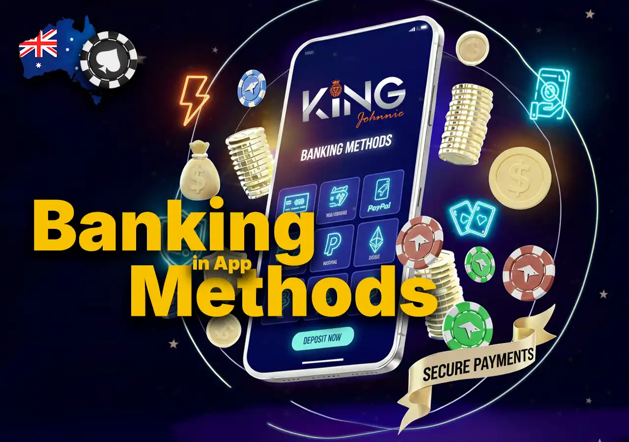 Banking Methods Available on King Johnnie Casino App